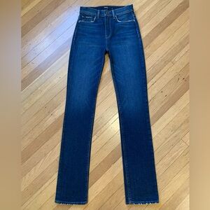 EUC WOMENS HUDSON LOS ANGELES HOLLY HI-RISE FADED STRAIGHT LEG JEANS SIZE 25L